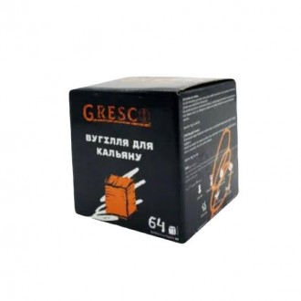 Горіхове вугілля Gresco (1 кг, 64 шт, р26)